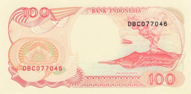 Indonesien 100 Rupiah 1992 p127a